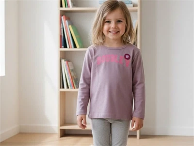 Wood Wood t-shirt Kim light amethyst