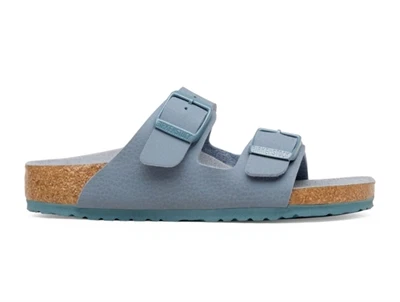 Birkenstock Arizona Kids sandal i blågrå med to spænder