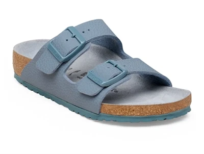Birkenstock Arizona Kids sandal i blågrå med to spænder