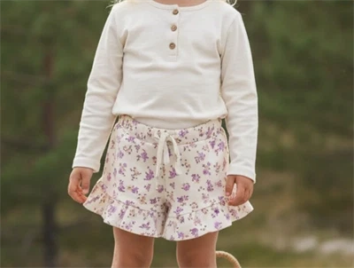 Wheat shell flowers jersey shorts Deva