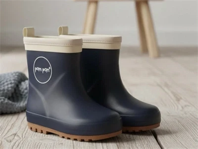 Pom Pom vintergummistøvle navy