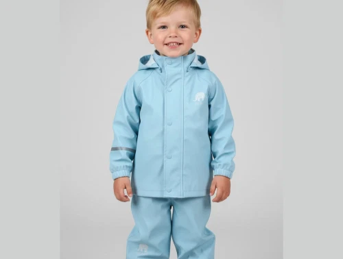 CeLaVi regnsæt lyseblå med aftagelig hætte