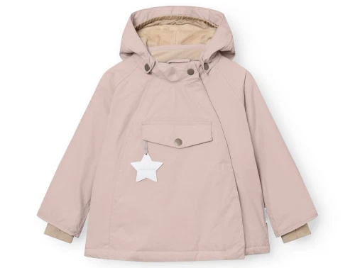 Mini A Ture vinterjakke cloudy rose set forfra