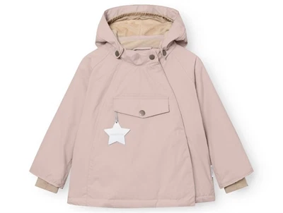 Mini A Ture vinterjakke cloudy rose set forfra