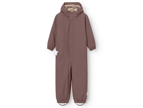 Mini A Ture flyverdragt i peppercorn plum set forfra