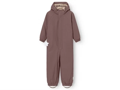 Mini A Ture flyverdragt i peppercorn plum set forfra