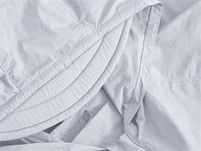 Hætte med skygge på Mini A Ture Asla UV overgangsjakke pearl blue