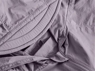 Mini A Ture Matasla uv overgangsjakke i gull purple med let haette