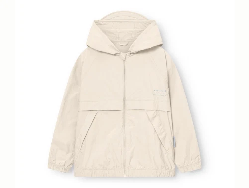 Mini A Ture Matasla uv overgangsjakke i papyrus white set forfra