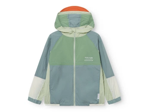 Mini A Ture Matmulti uv overgangsjakke i arona blue col. b. set forfra