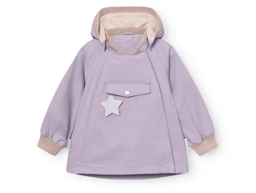 Mini A Ture Matwai overgangsjakke i minimal lilac set forfra