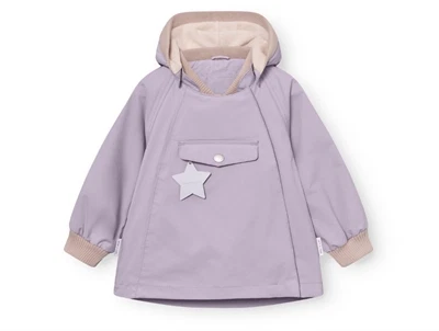 Mini A Ture Matwai overgangsjakke i minimal lilac set forfra