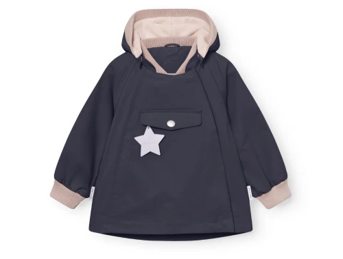 Mini A Ture Matwai overgangsjakke i ombre blue set forfra