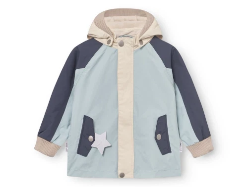 Mini A Ture Matwally overgangsjakke i cloud blue col. b. set forfra
