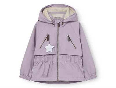 Mini A Ture Matalgea overgangsjakke i minimal lilac set forfra