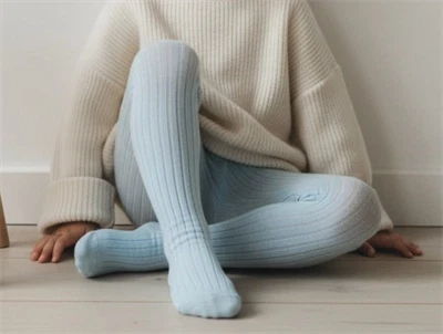 MP aquamarine strømpebukser bomuld