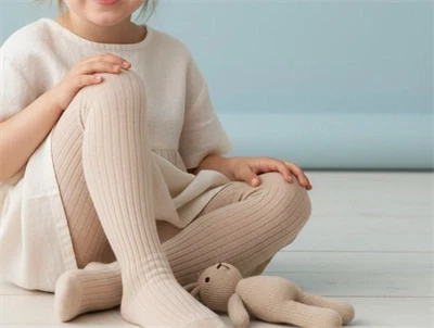 MP strømpebukser bomuld rose dust