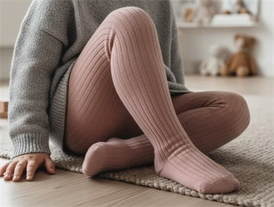 MP strømpebukser bomuld rose grey