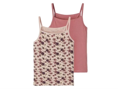 Name It deco rose undertrøje blomster (2-pak)