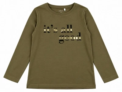 Name It t-shirt stone gray