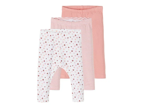 Name It dusty rose leggings (3-pak)