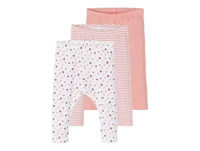 Name It dusty rose leggings (3-pak)