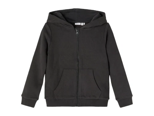 Name It black hoodie sweatcardigan