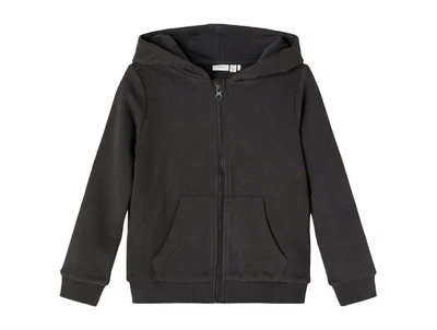 Name It black hoodie sweatcardigan