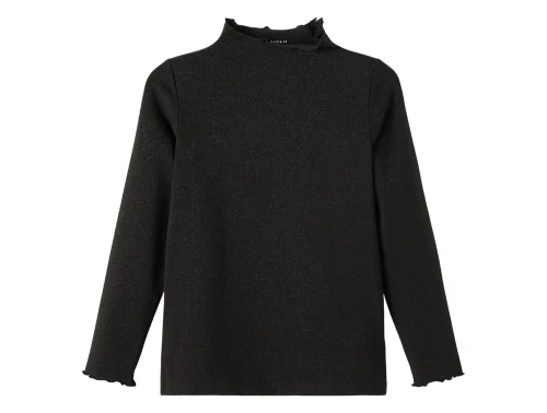 Name It black glitter slim top