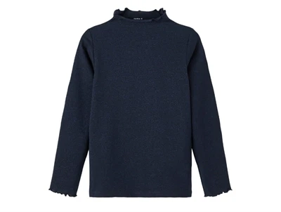 Name It dark sapphire glitter top