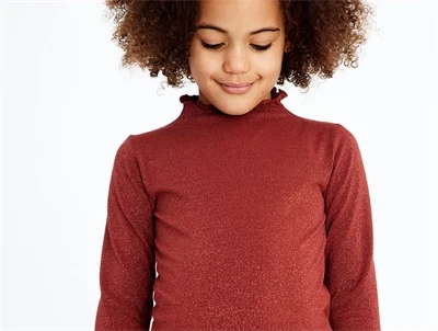 Name It spiced apple glitter top