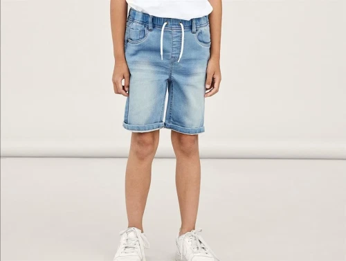 Name It light blue denim jogger denimshorts