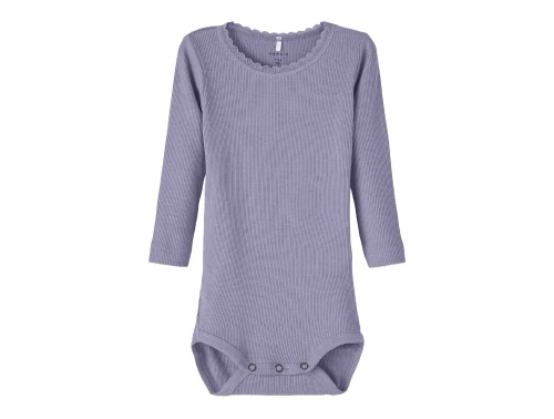 Name It heirloom lilac melange rib body