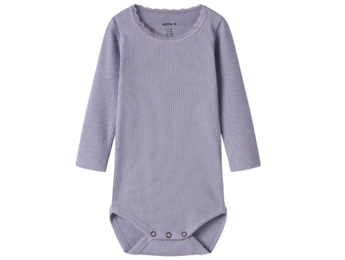 Name It body heirloom lilac med blondekant