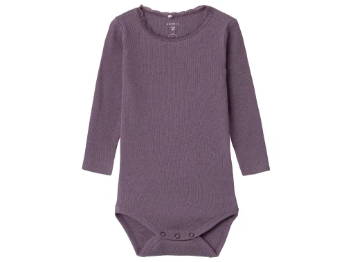 Name It arctic dusk melange rib body