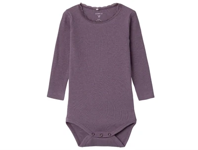 Name It arctic dusk melange rib body