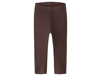 Name It leggings french roast med ribstrik
