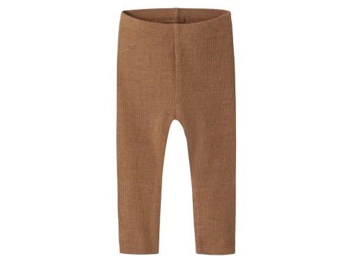 Name It leggings toasted coconut melange i ribstrik