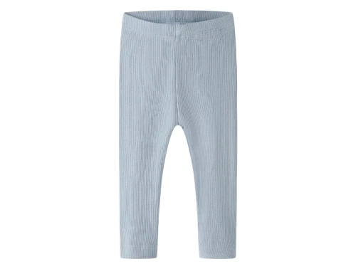 Name It leggings i lyseblå rib