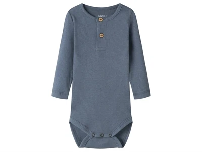 Name It body blue mirage med knapluk
