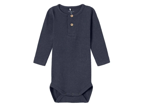 Name It body i mørkeblå nuance med knapper foran
