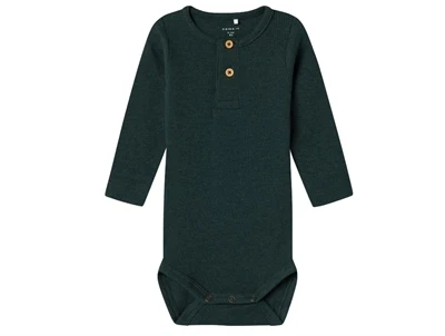Name It pine grove melange rib body