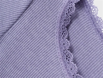 Name It heirloom lilac melange rib top