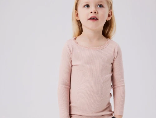 Name It sepia rose rib top