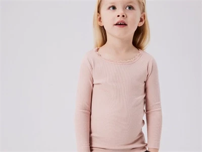 Name It sepia rose rib top