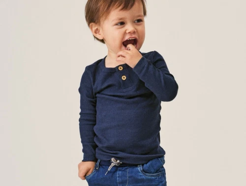 name it ribbluse dark sapphire med knapper forfra