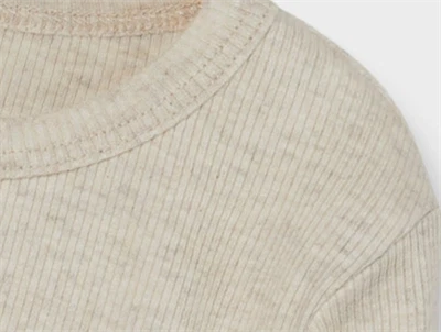 name it ribbluse peyote melange med knapper detalje