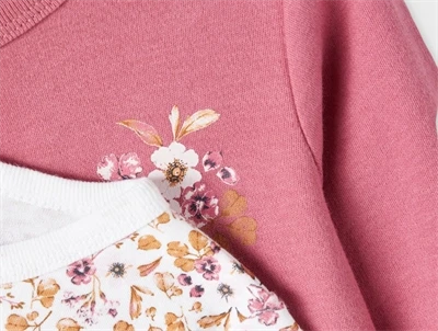 Name It rose wine blomster natdragt (2-pak)