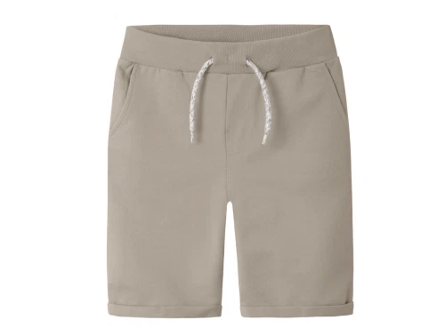 Name It shorts i beige nuance pure cashmere med justerbar talje
