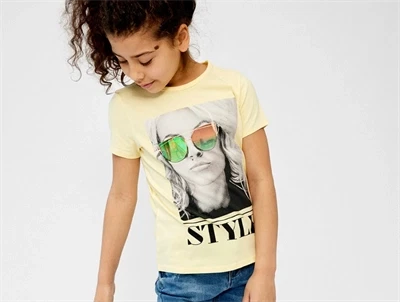 Name It t-shirt double cream
